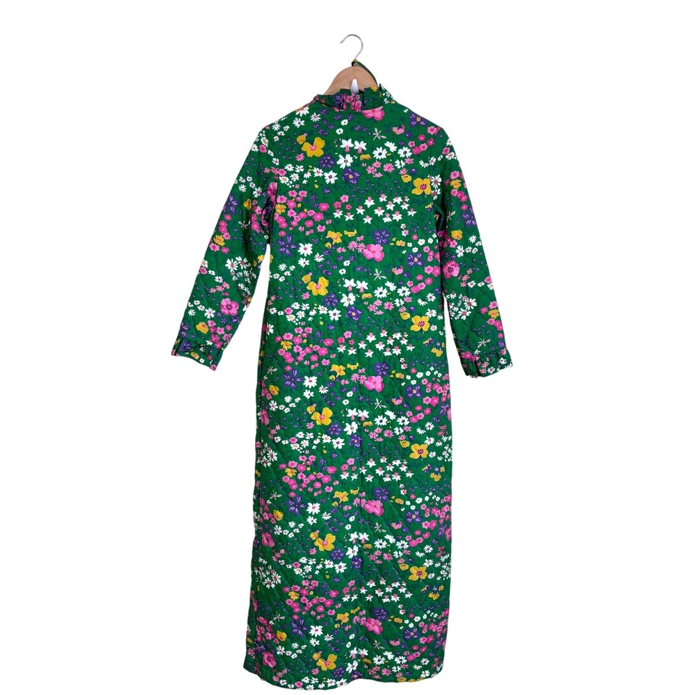 Rosemary Long New Perspective Womens Vintage Floral Quilted Kaftan MuuMuu Size S - Picture 2 of 9